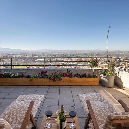 Atico Top Granada, Penthouse, 18-19Th Floor, City Centre, Views, Terrace, Free Parking Exterior foto