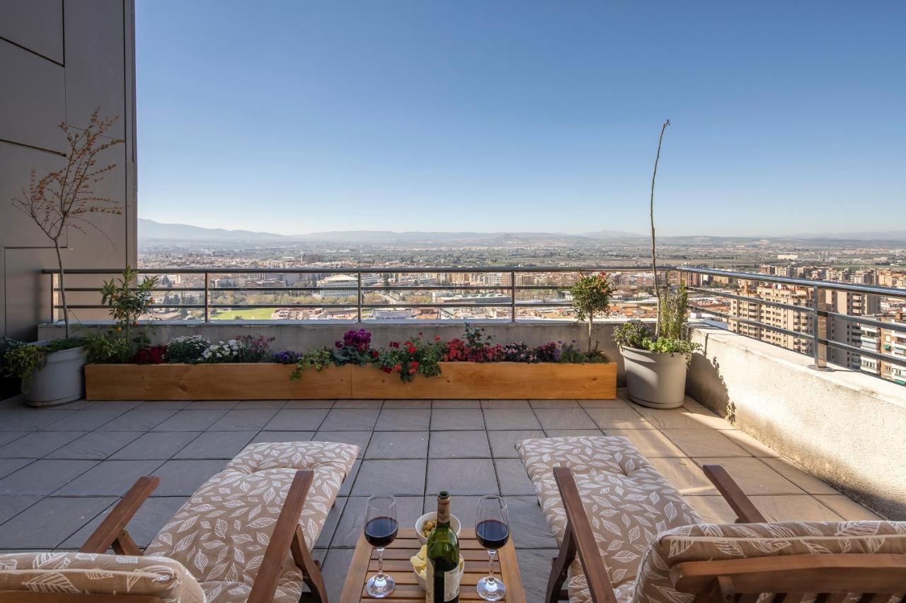 Atico Top Granada, Penthouse, 18-19Th Floor, City Centre, Views, Terrace, Free Parking Exterior foto