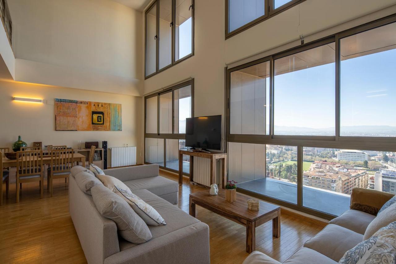 Atico Top Granada, Penthouse, 18-19Th Floor, City Centre, Views, Terrace, Free Parking Exterior foto
