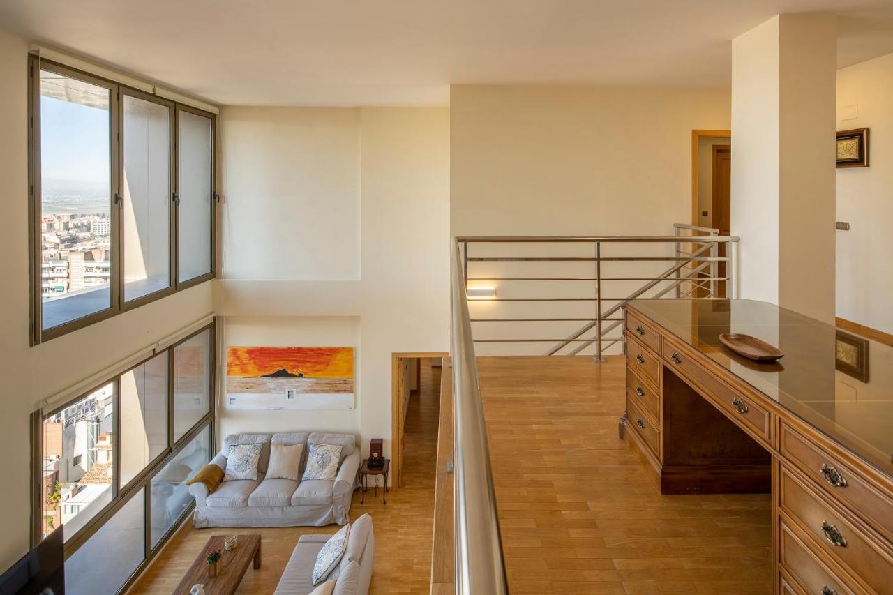 Atico Top Granada, Penthouse, 18-19Th Floor, City Centre, Views, Terrace, Free Parking Exterior foto